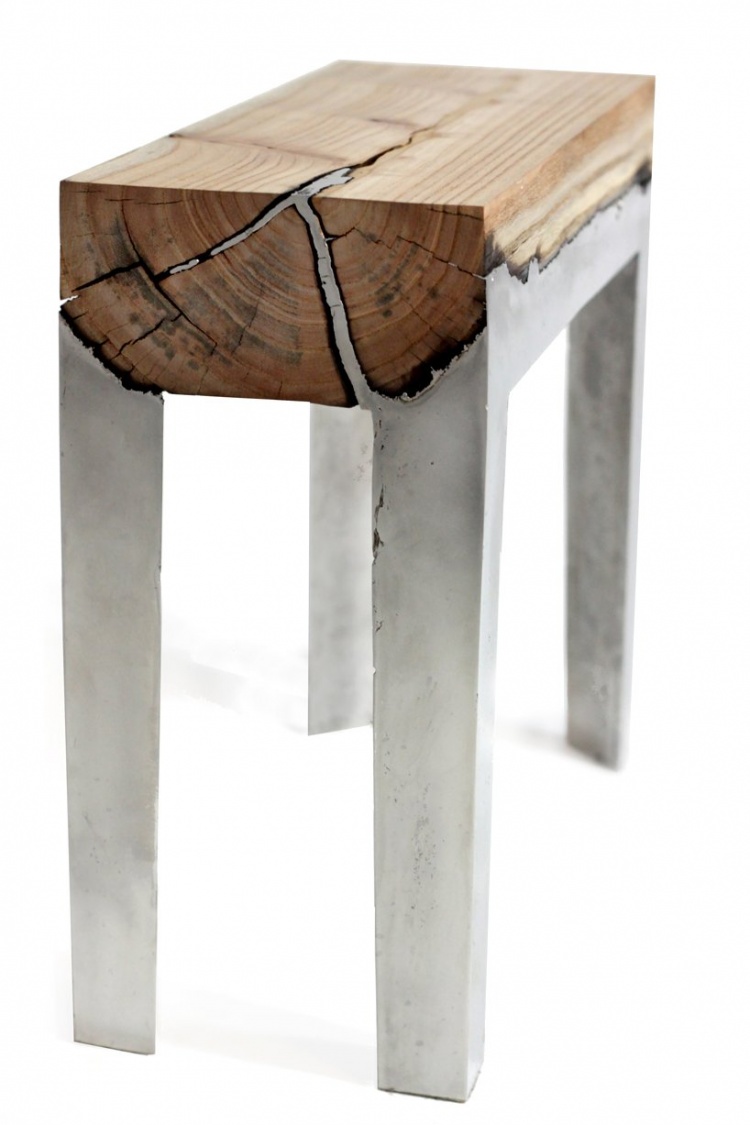 furniture made from aluminum and wood