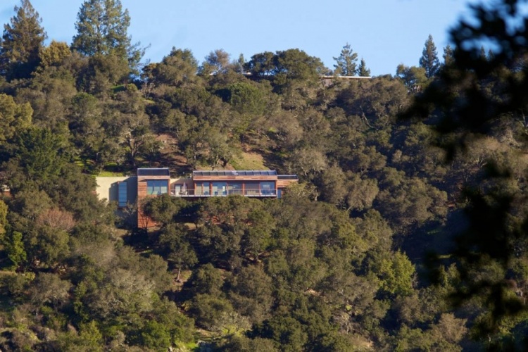 hillside home