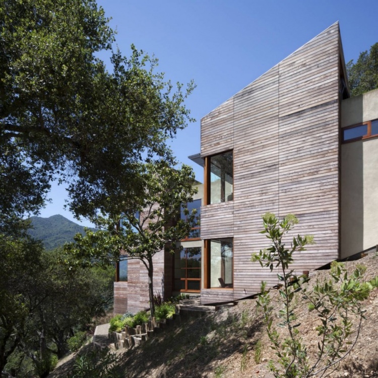 hillside home