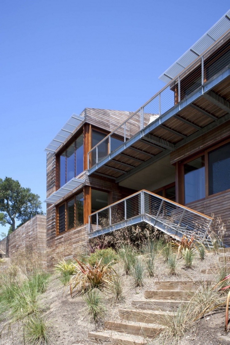 hillside home