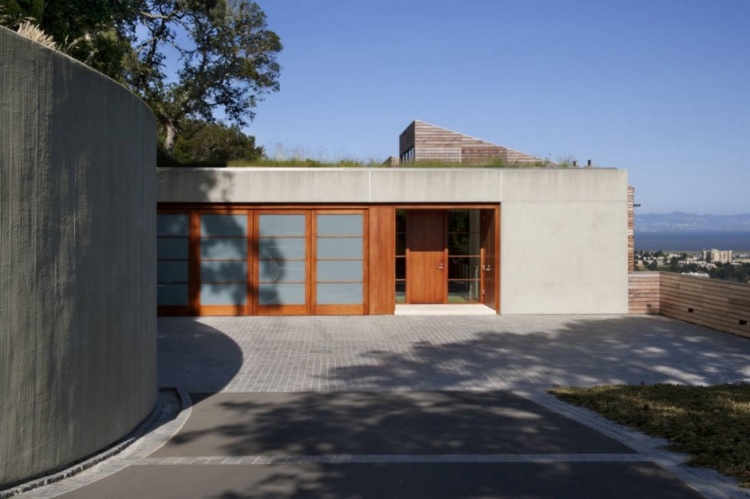 hillside home
