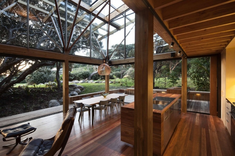 Under Pohutukawa house design