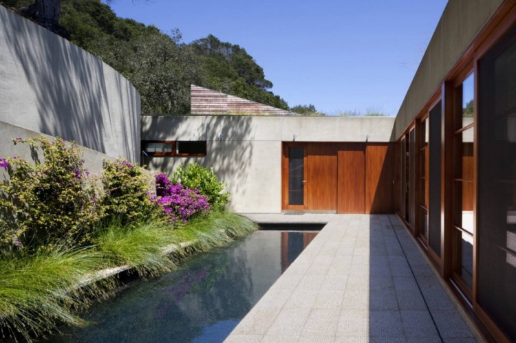 hillside home