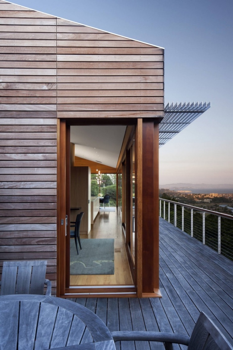 hillside home