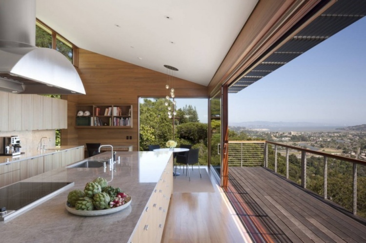 hillside home
