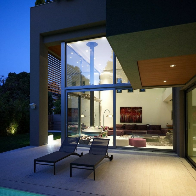 modern house interior exterior