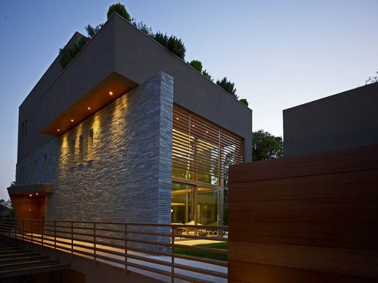 modern house interior exterior