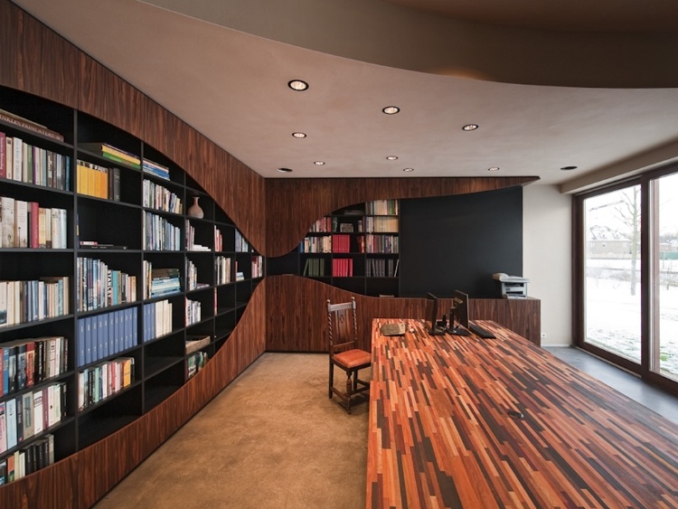 Contemporary Home Library