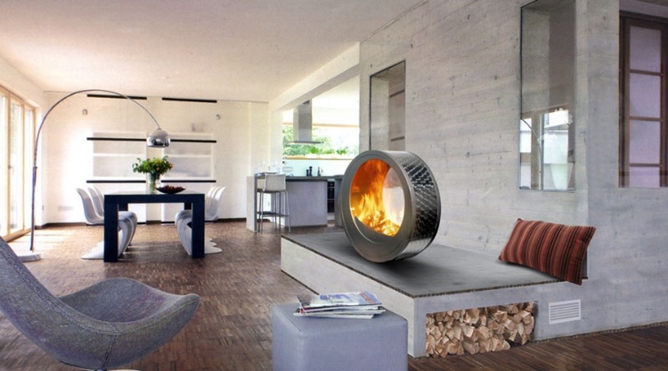 interior fireplace