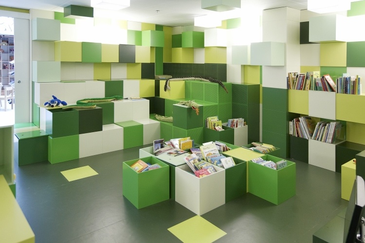 Contemporary Home Library