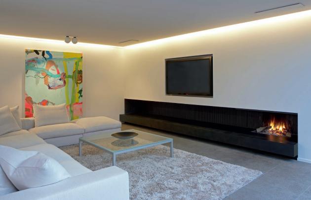 interior fireplace