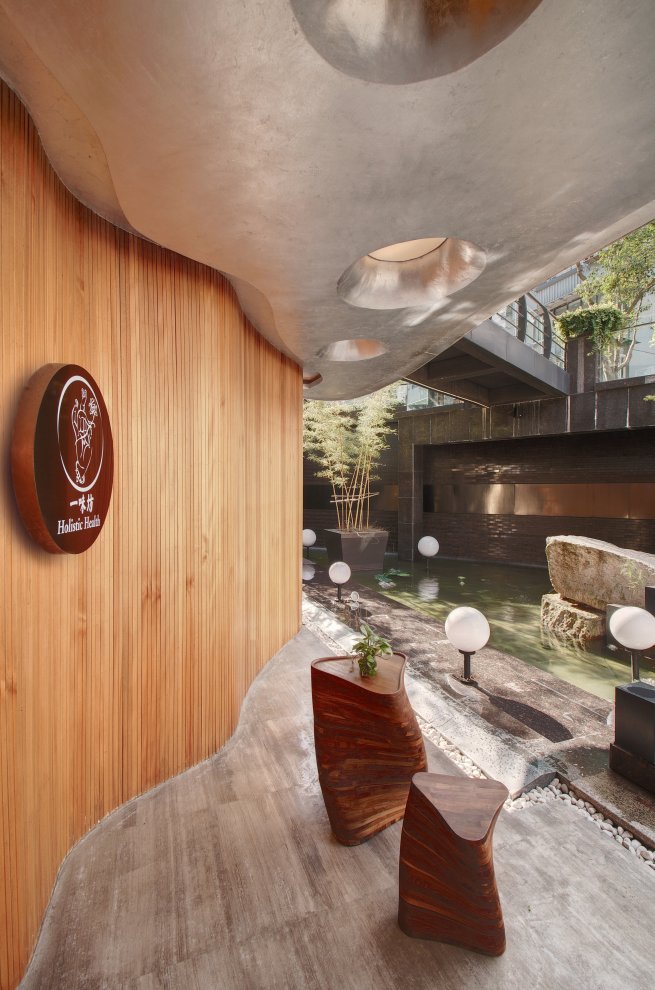 One Taste Holistic Health Club Interior Design