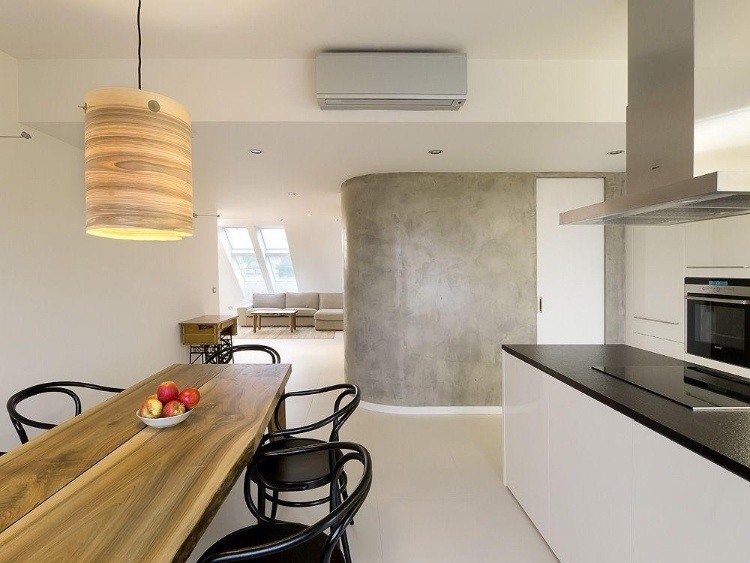 Rounded Loft by A1 Architects