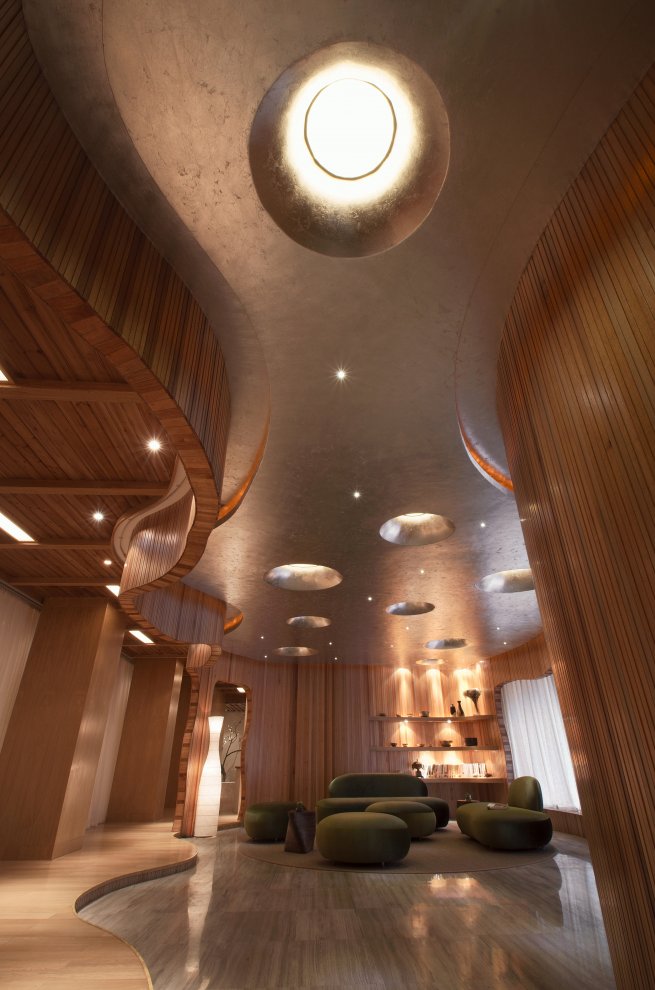 One Taste Holistic Health Club Interior Design