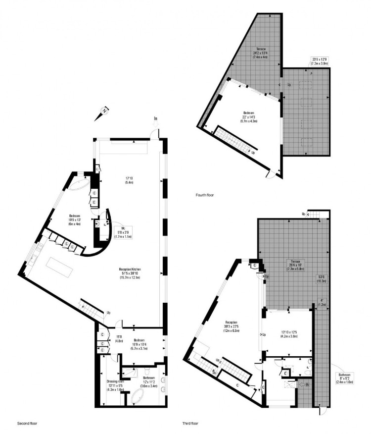 Triplex Penthouse Interior Triplex Penthouse in London - 13
