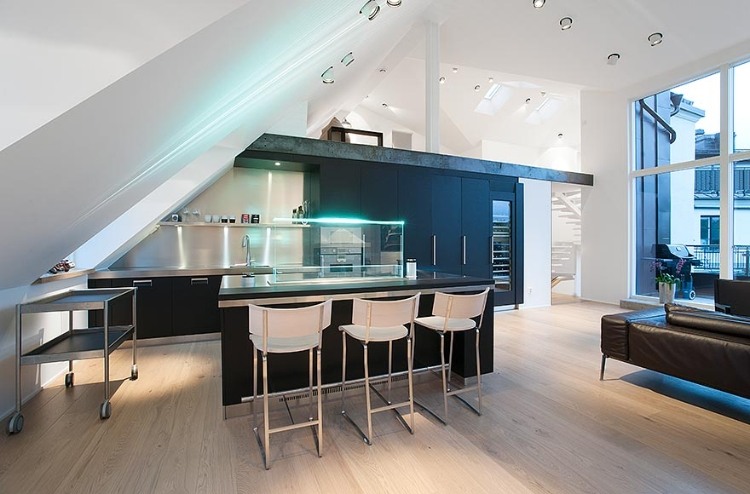 Attic Penthouse in Stockholm