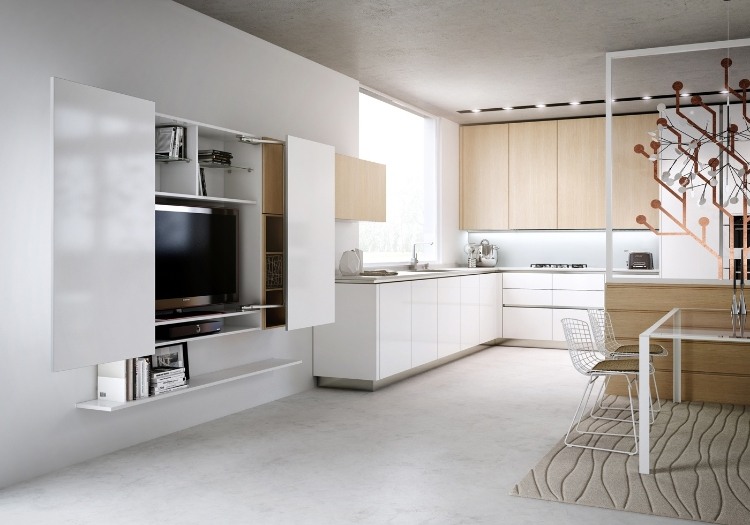 Modern Light Loft Interior