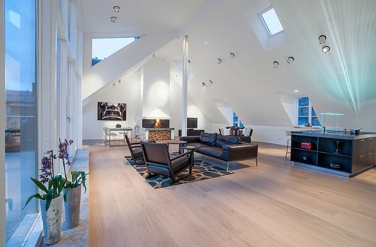 Attic Penthouse in Stockholm