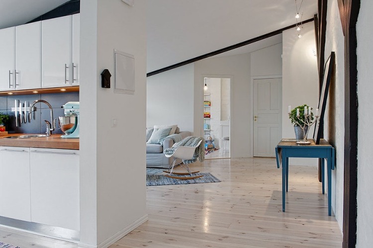 Penthouse interior in Gothenburg