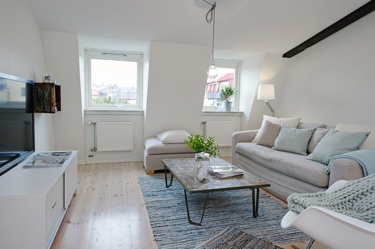 Penthouse interior in Gothenburg