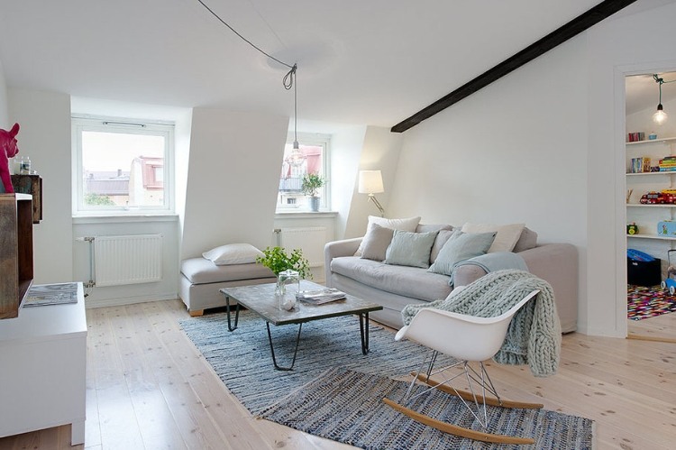 Penthouse interior in Gothenburg