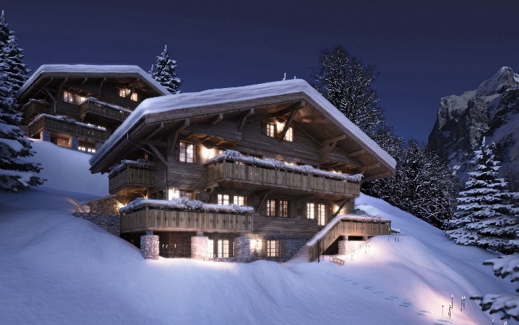Chalets in Grindelwald