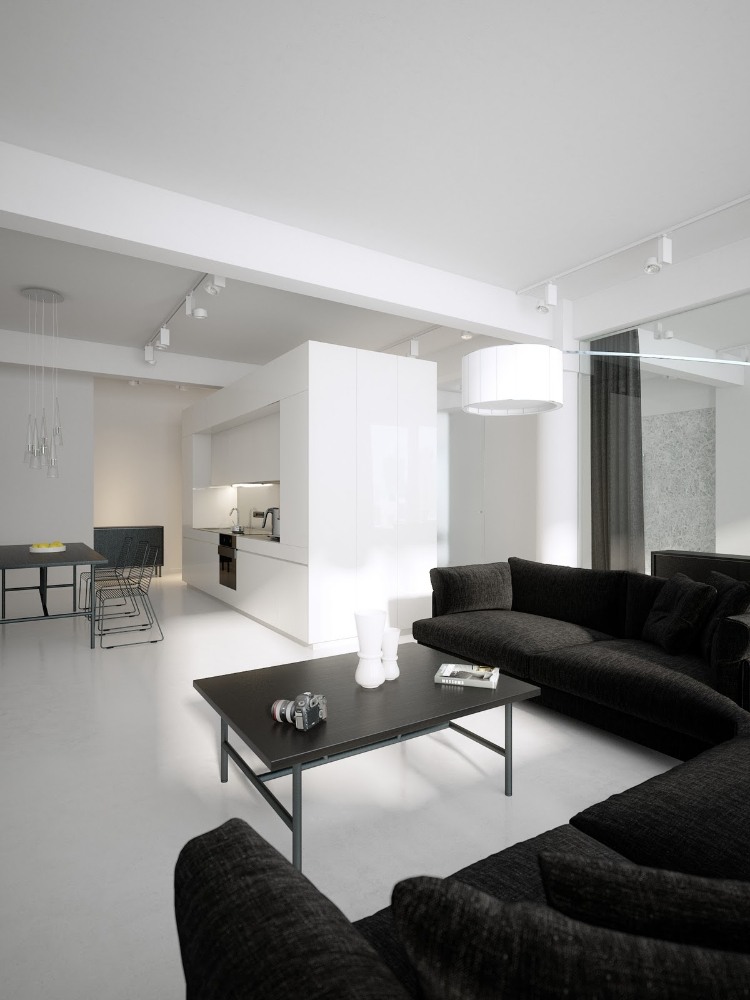 Modern Light Loft Interior