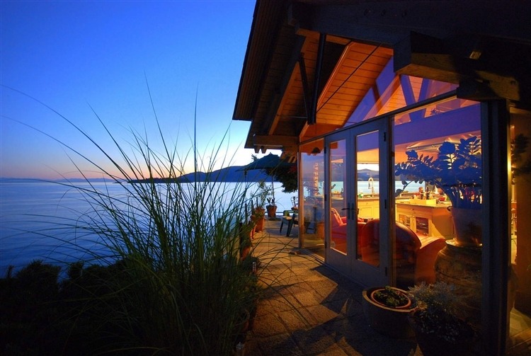 House on a Seaside Bluff