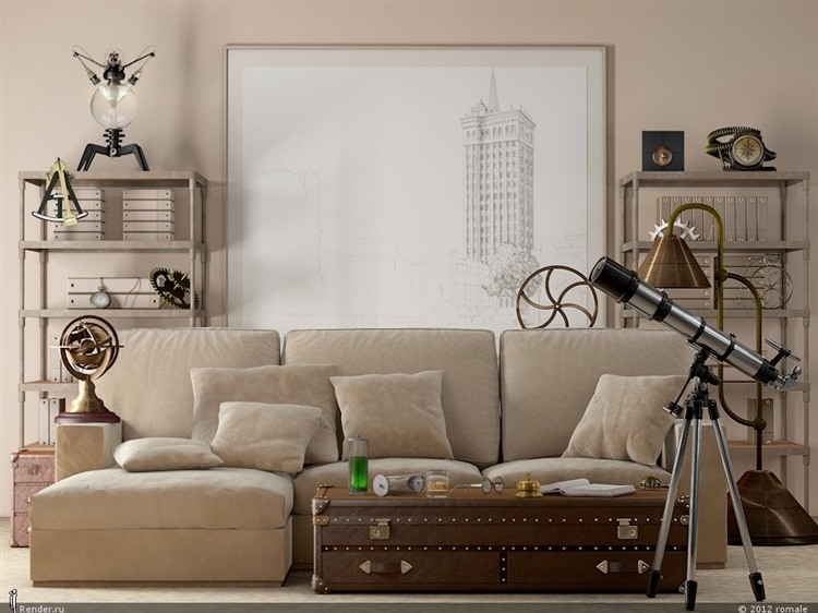 Bright Modern Living Room