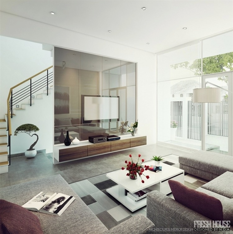 Bright Modern Living Room
