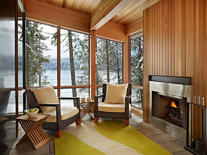 North Lake Wenatchee Cabin by DeForest Architects