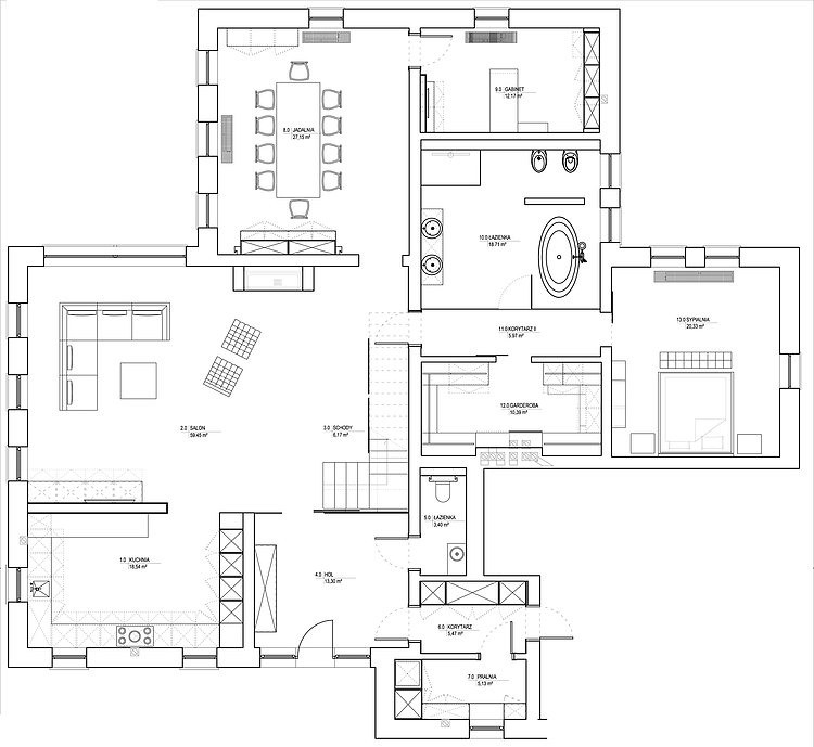 The Konstancin House by Nasciturus Design