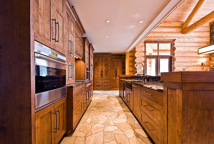 Okanagan Log Home by Sticks and Stones Design Group Inc
