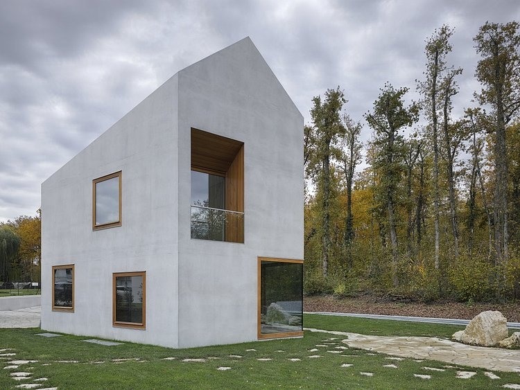 Two in one House by Clavienrossier Architectes