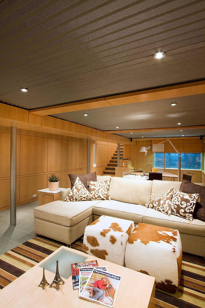 Basement Renovation by Princeton Design Collaborative