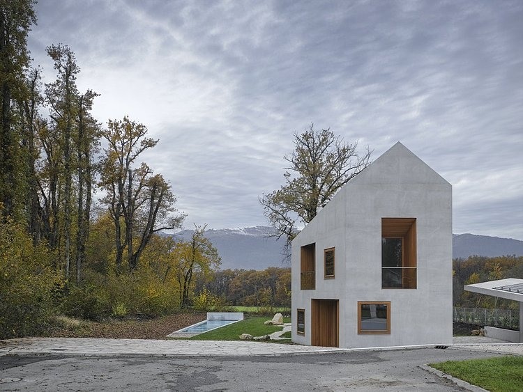 Two in one House by Clavienrossier Architectes