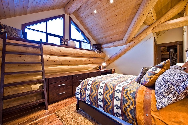 Okanagan Log Home by Sticks and Stones Design Group Inc