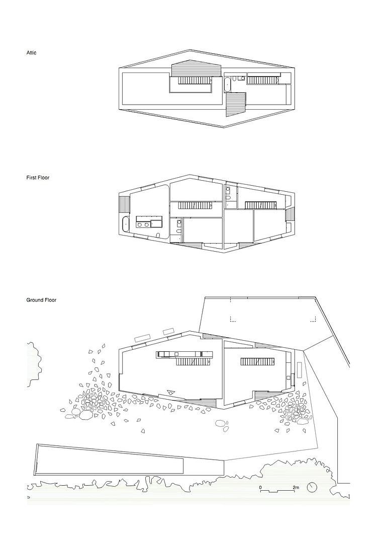 Two in one House by Clavienrossier Architectes