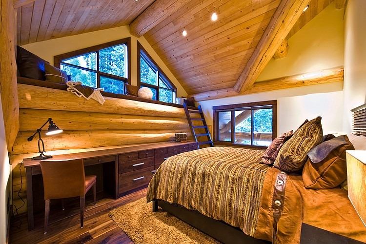 Okanagan Log Home by Sticks and Stones Design Group Inc