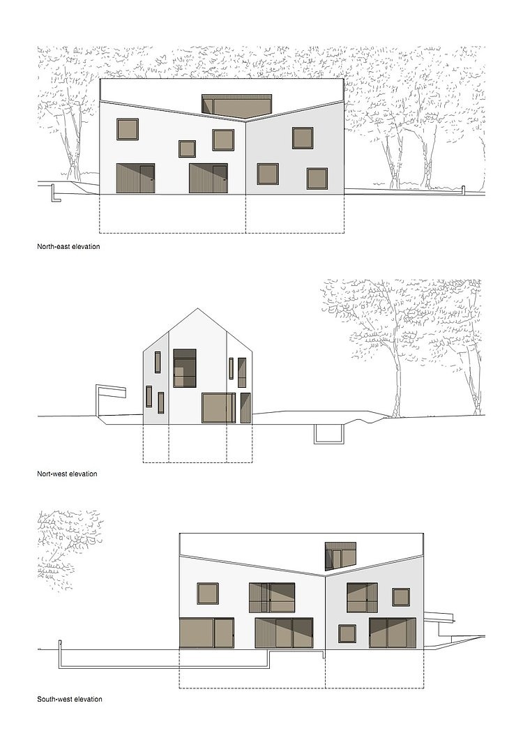 Two in one House by Clavienrossier Architectes
