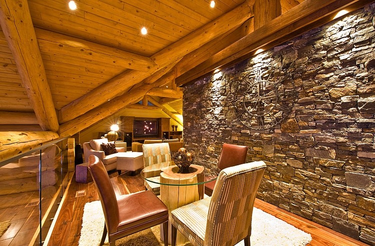 Okanagan Log Home by Sticks and Stones Design Group Inc