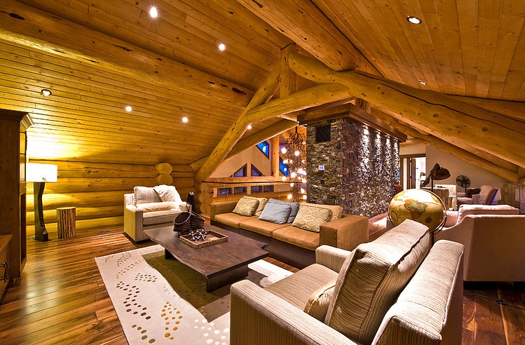 Okanagan Log Home by Sticks and Stones Design Group Inc