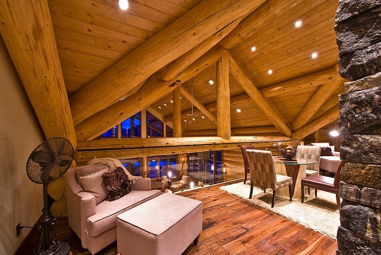 Okanagan Log Home by Sticks and Stones Design Group Inc