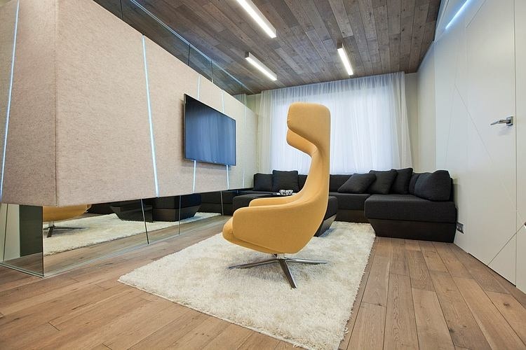 Living Room by Geometrix Design