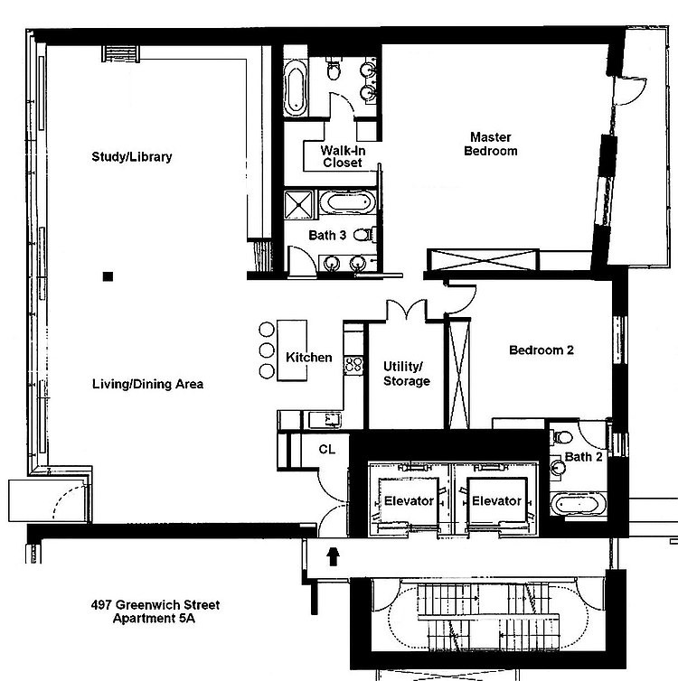Stunning Greenwich Street Apartment