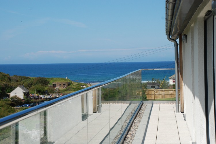 Balcony view Contemporary Home Cornwall