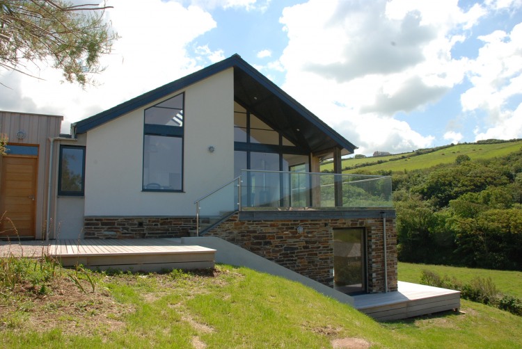 Exterior view Contemporary Home Cornwall