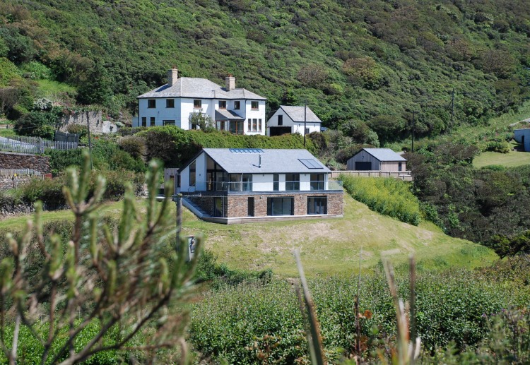 Exterior long view Contemporary Home Cornwall