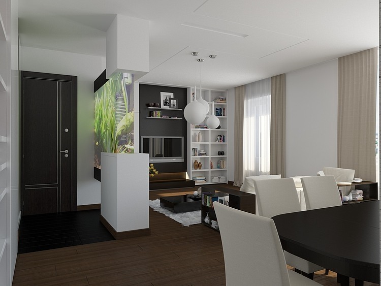 Leninskiy Ave Apartment by Telemak Ananyan