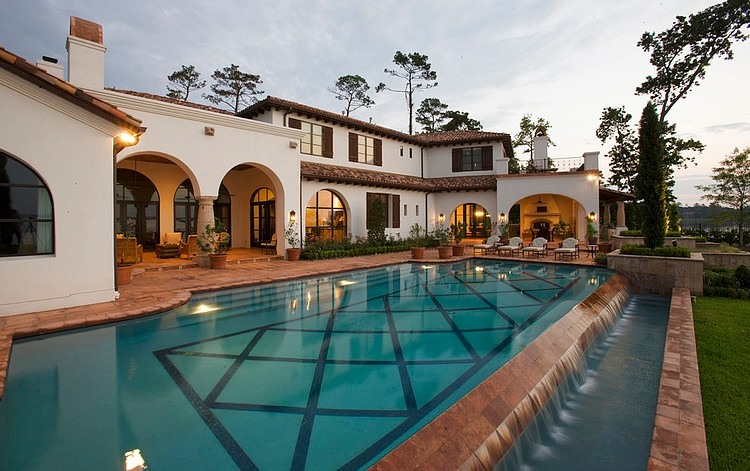 Lake Conroe Spanish by JAUREGUI Architecture Interiors Construction